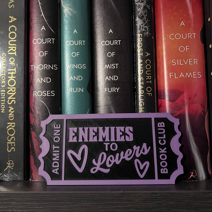 Readers Leisure - Wholesale Bookend - Ticket Stub Bookshelf Decor- 3D printed 4