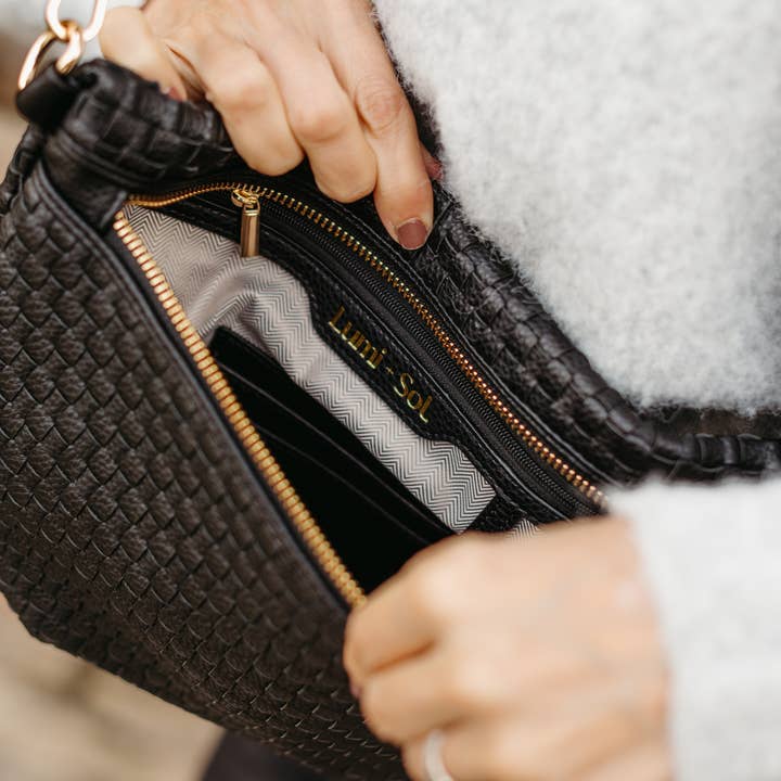 Lumi + Sol - Wholesale Crossbody Bag - Women's - Lumi Woven Crossbody Bag1