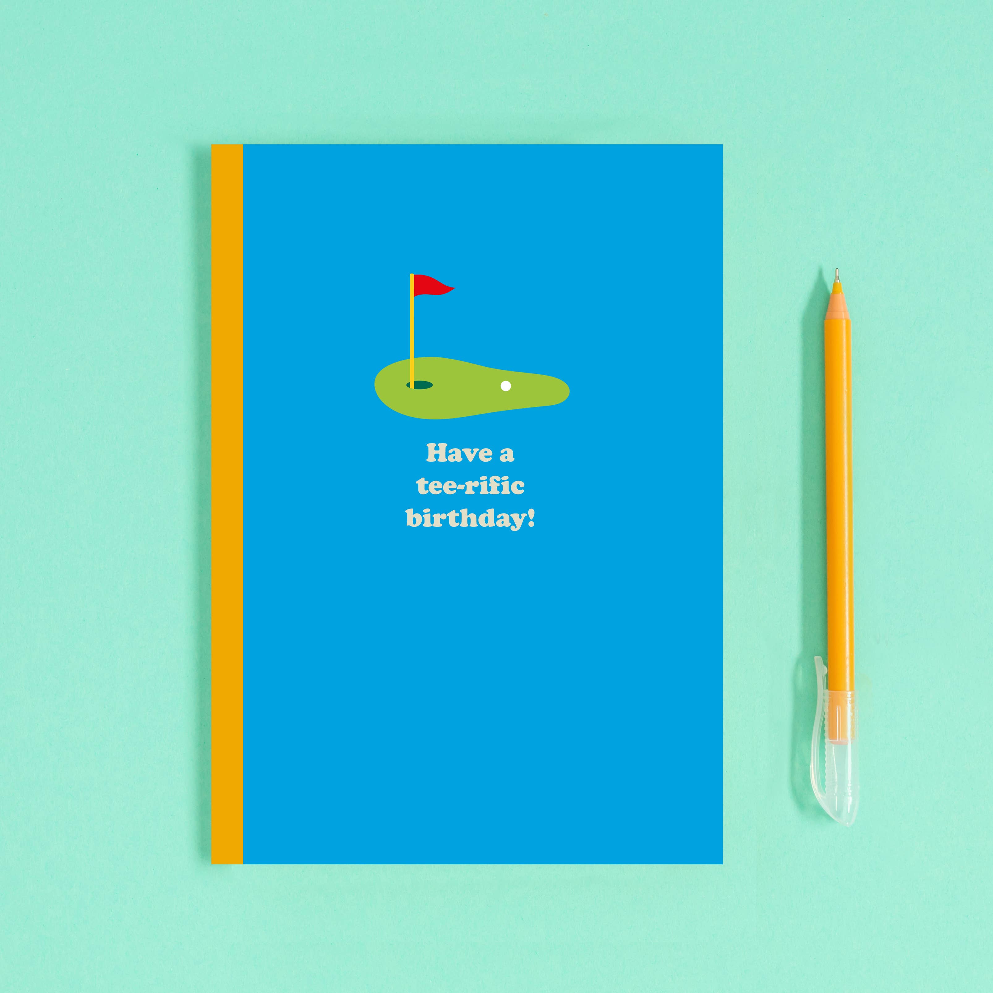 Happy Street – wholesale Birthday card – Have A Tee-rific Birthday | Golf Lovers Birthday Card1