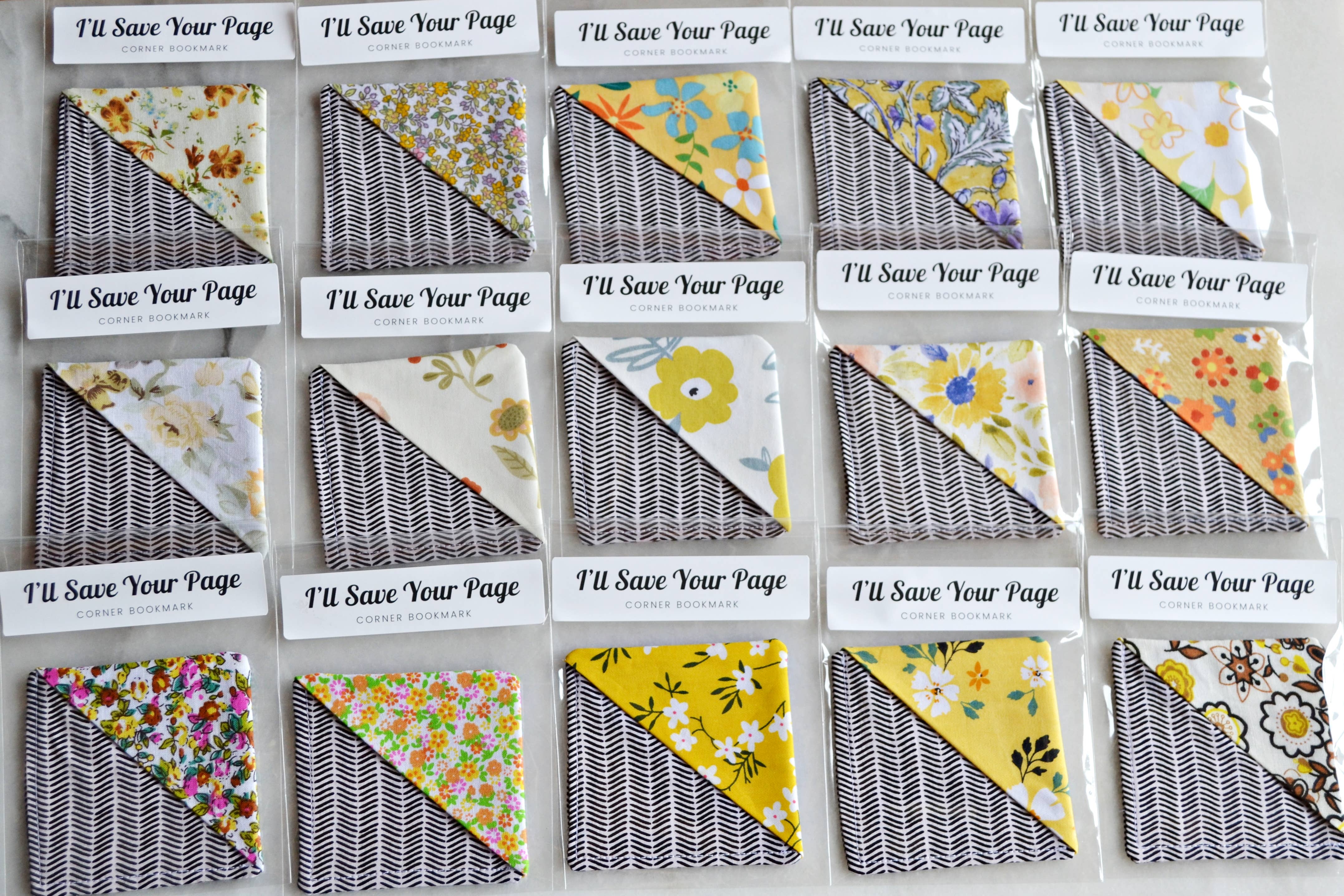 Evergreen View Farm – Großhandel Lesezeichen – Lesezeichen-Ecken aus Stoff für Buchliebhaber und Buchhandlungen10