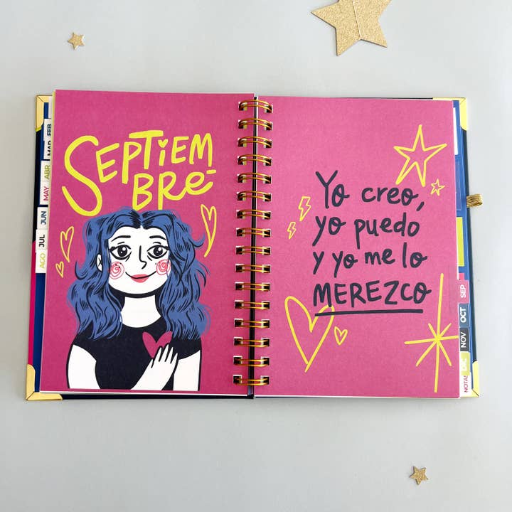 Pedrita Parker - Wholesale Planner - 2026 Agenda Week View - Shine Bright12