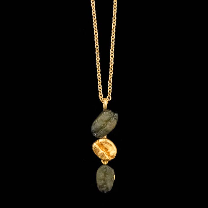 Roasted Coffee 16" Adj. Dainty Pendant for wholesale by Michael Michaud