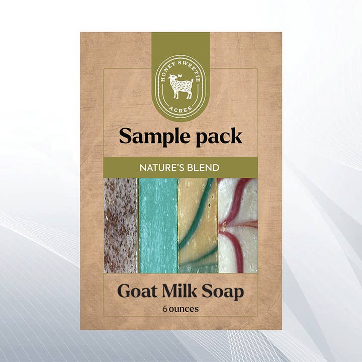 Honey Sweetie Acres - Wholesale Bar Soap - Nature's Blend Goat Milk Soap Sample Pack