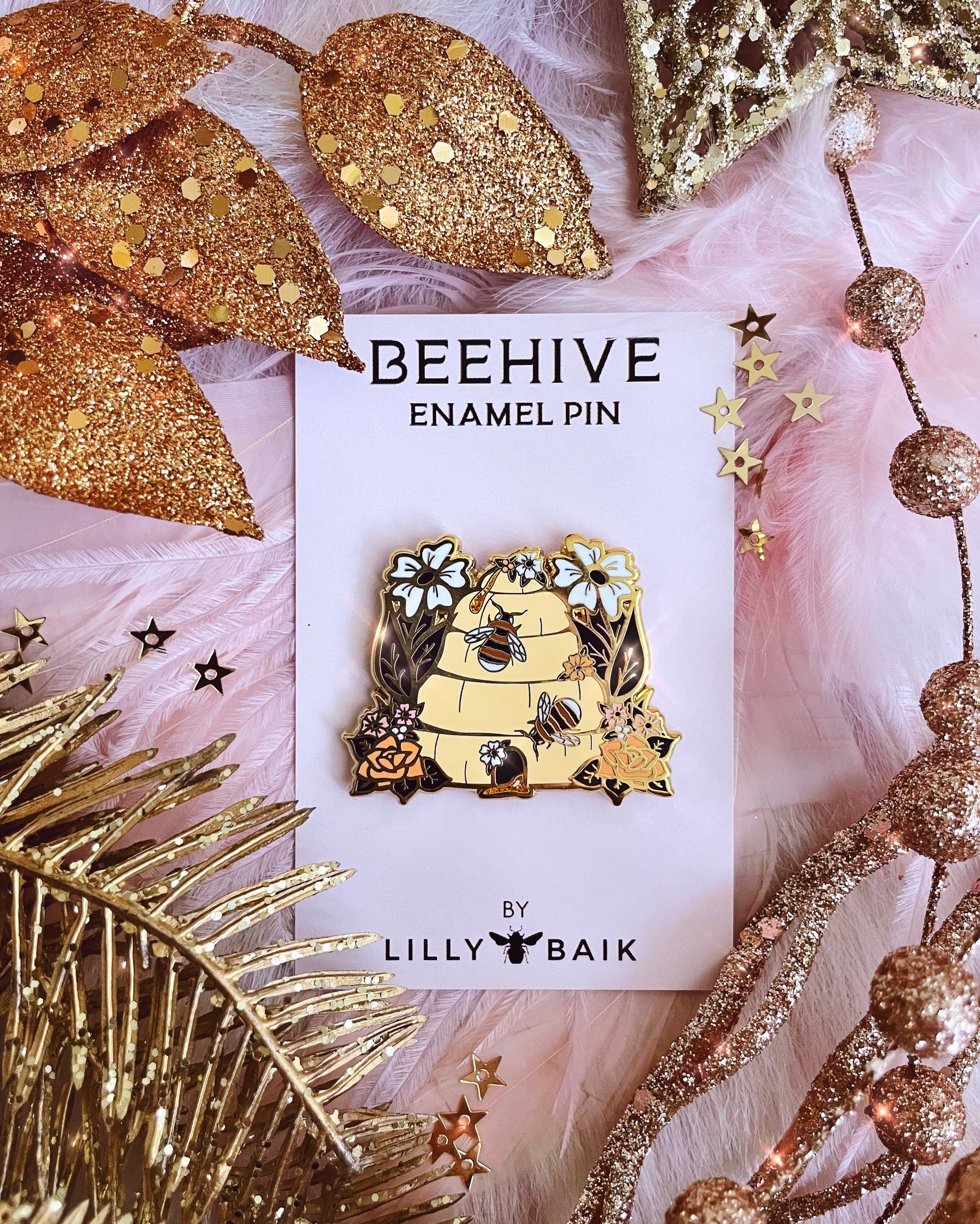 Lilly Baik - Wholesale Lapel Pin/Button - Beehive Enamel Pin2