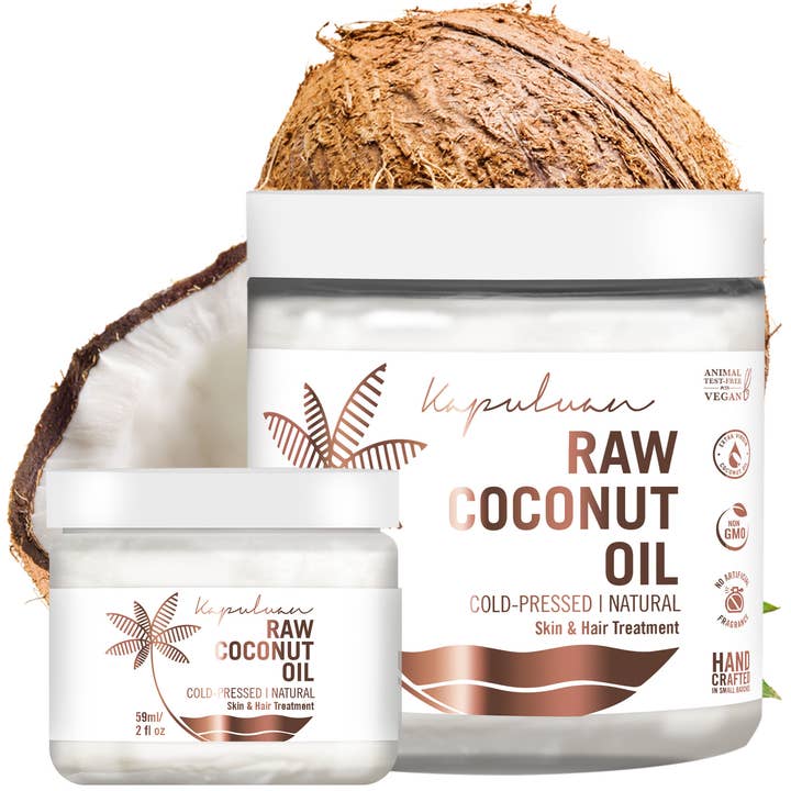 Kapuluan Coconut - Wholesale Bath/Body Oil - Cold-Pressed Raw Coconut Oil Jar