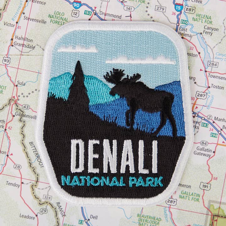 Patch du parc national de Denali pour la vente par Vagabond Heart
