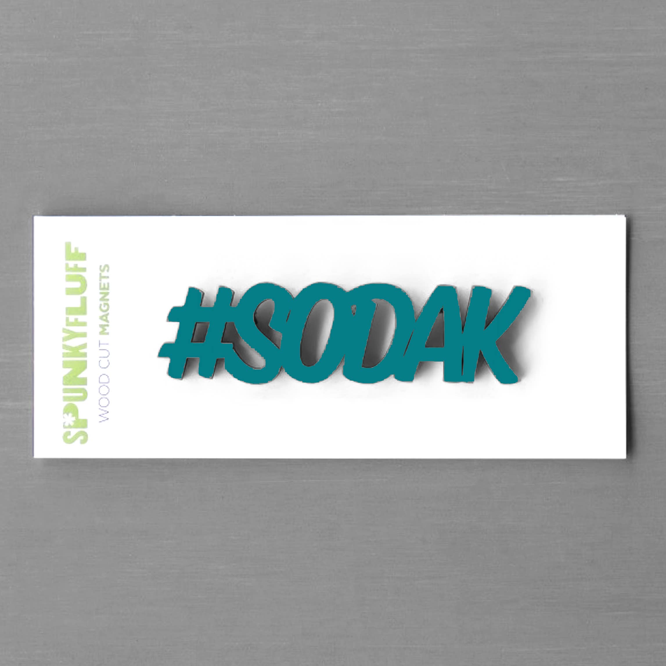 Spunky Fluff - Wholesale Magnet - Custom Tiny Word Magnets, Personalizable Wood Magnets8
