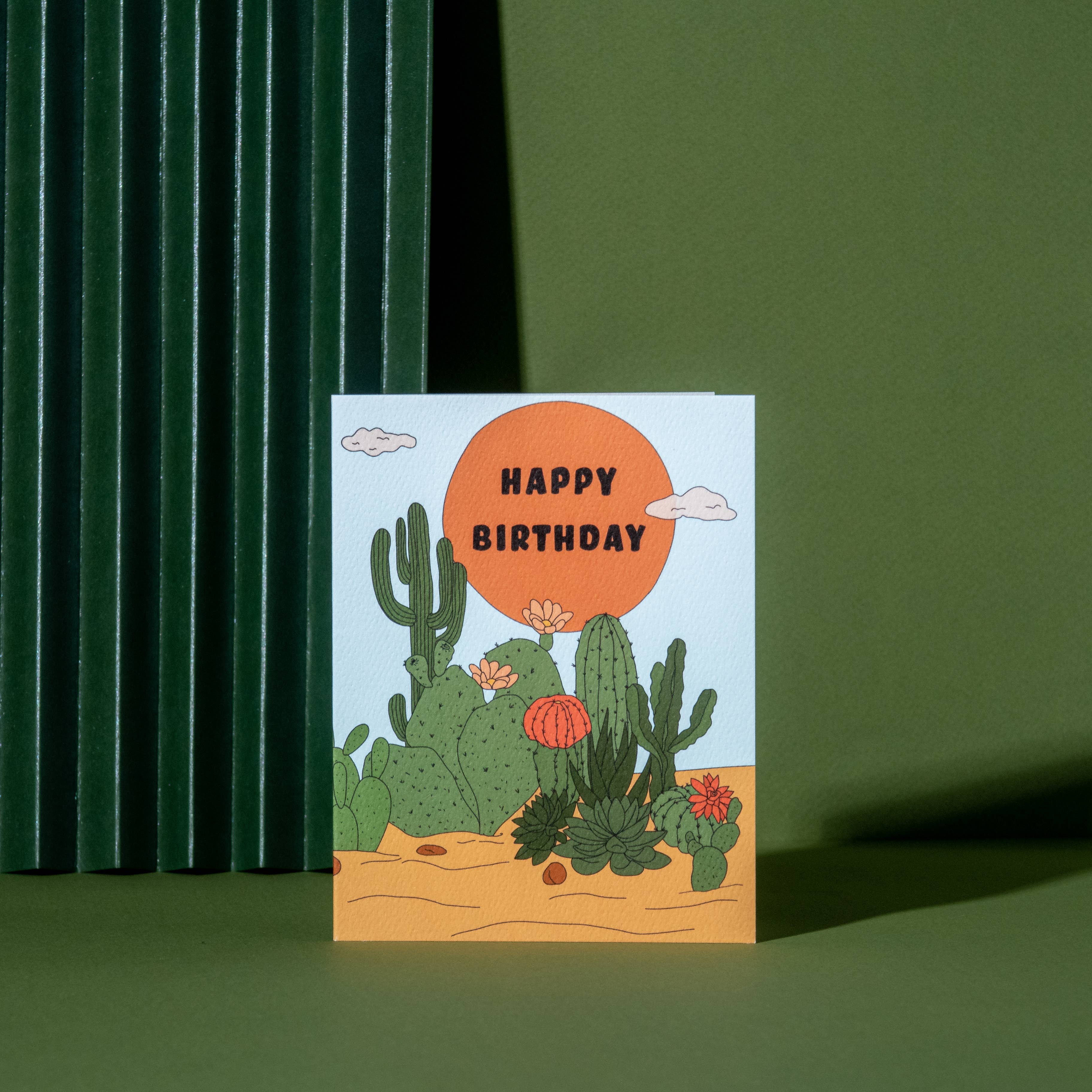 Illustrating Amy - Wholesale Birthday Card - Birthday Cactus Card5