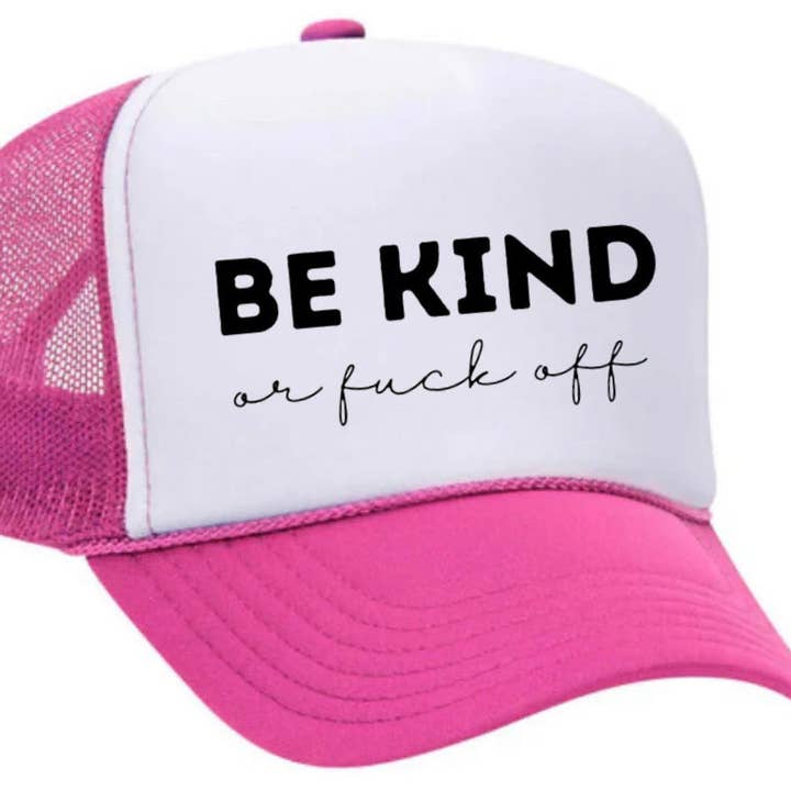 Inappropriate Trucker Hats - Wholesale Trucker Hat - Unisex - Be Kind or F*ck Off Trucker Hat15