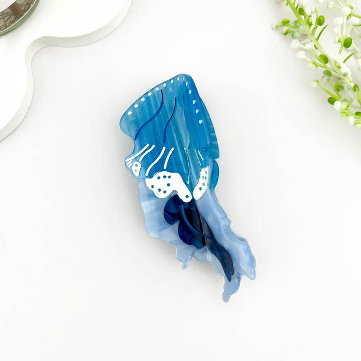 mildstyles - Wholesale Hair Clip - Women's - Graceful Jellyfish Acetate Hair Claw Clip2