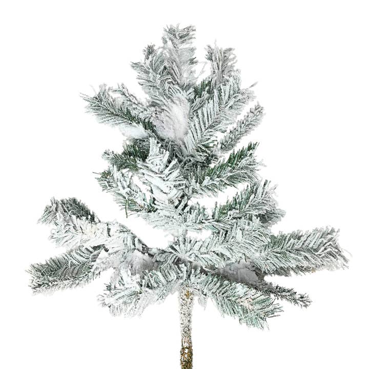 24" Flocked Balsam Christmas Spray 30T for wholesale by David Christopher's Collection