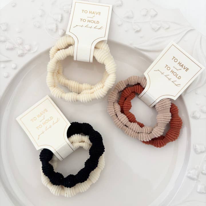 LoveLina - Wholesale Hair Tie - Everyday Ribbed Hair Ties (GOGA)2