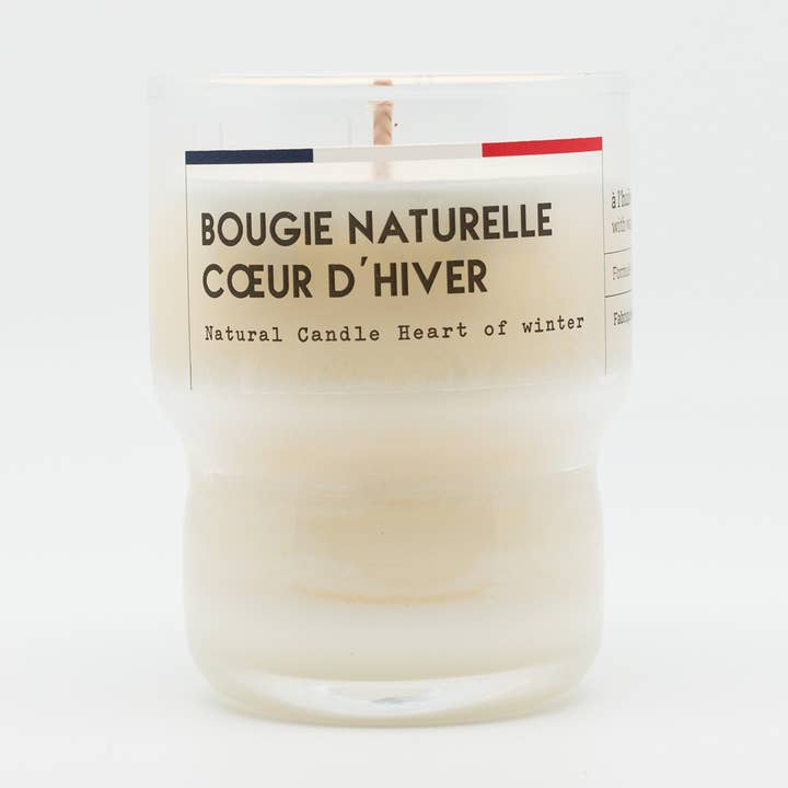 Cœur d'Hiver natural organic candle made in France for wholesale by Jolis Baumes