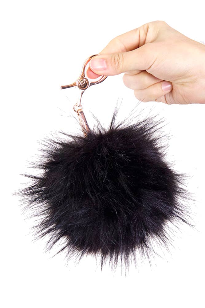 Hana – wholesale Keychain – Women's – C.C Fur Ball Bag Key Chain0