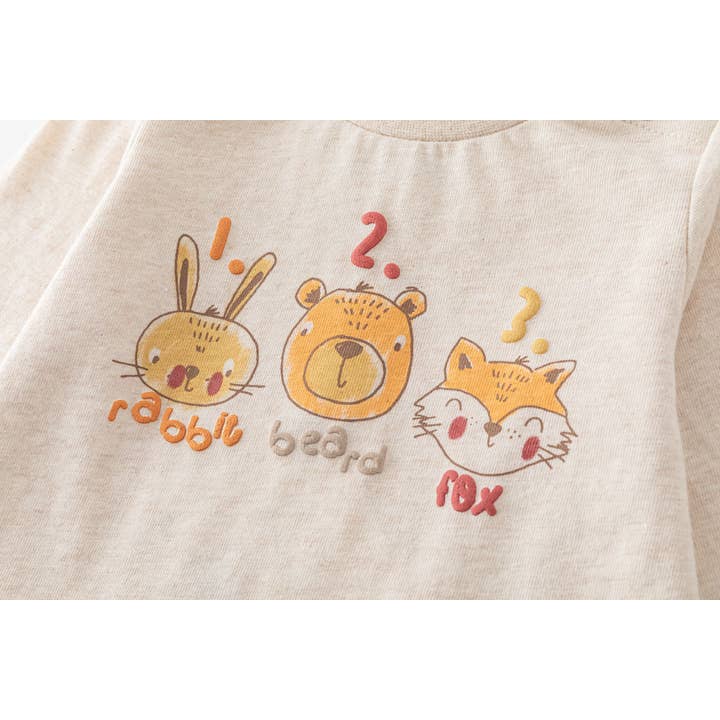 Newness Kids - Wholesale Screen Printed T-Shirt - Baby - Baby boy long-sleeve T-shirt with crew neck BBI650275