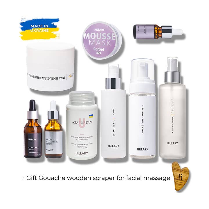 Set pour des soins complets pour les peaux normales et mixtes pour la vente par Hillary