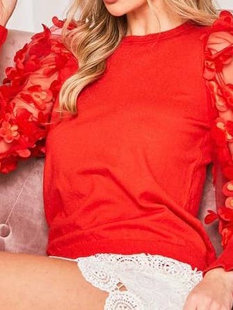 Shear Sleeve Shirt for wholesale by Keeler Michelle