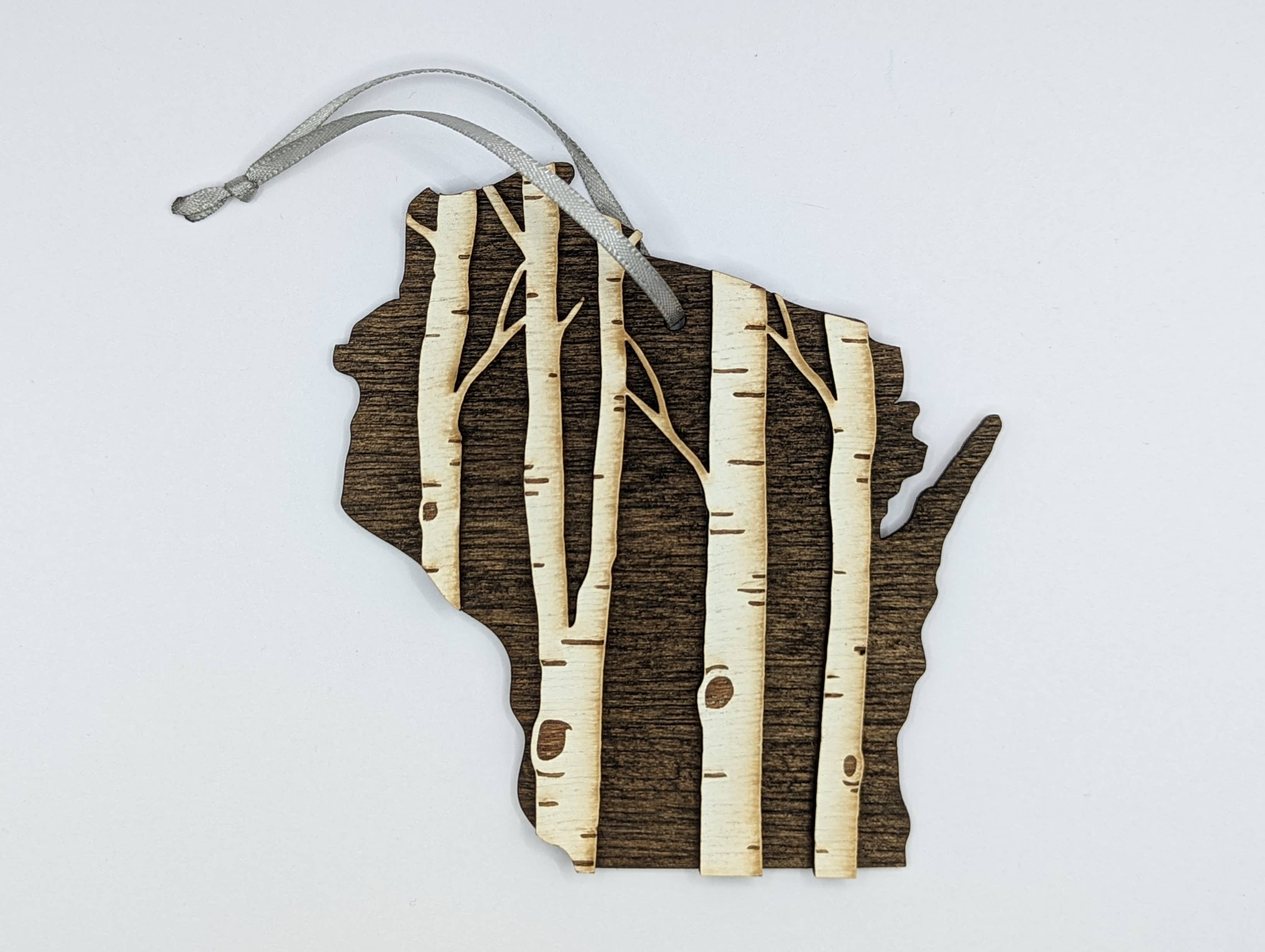 Knit and Nailed - Wholesale Ornament - Wisconin Wood Ornament Art 5" varieties24