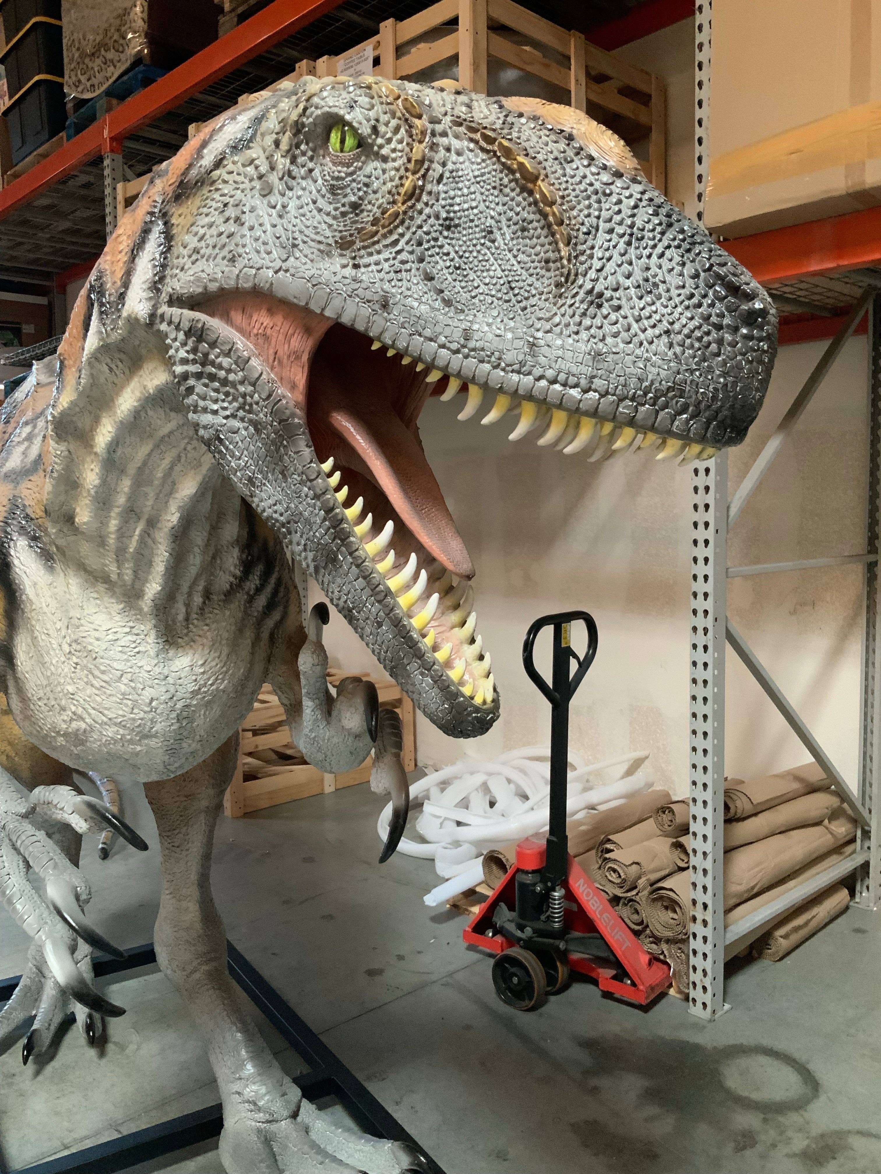 LM Treasures - Wholesale Figurine Toy - Kids - Australovenator Dinosaur Life Size Statue9