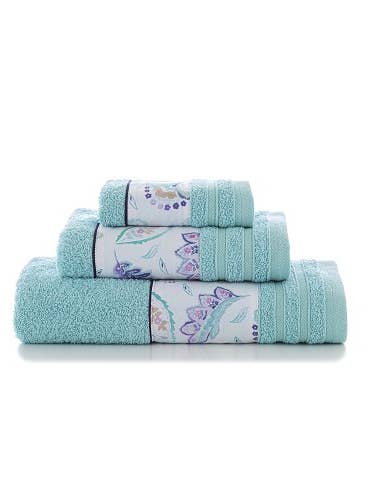 Set von 3 R.A. Handtüchern mit Wandlampe (Bide, Lav, Duc) Irina für den Großhandel von Barceló Hogar