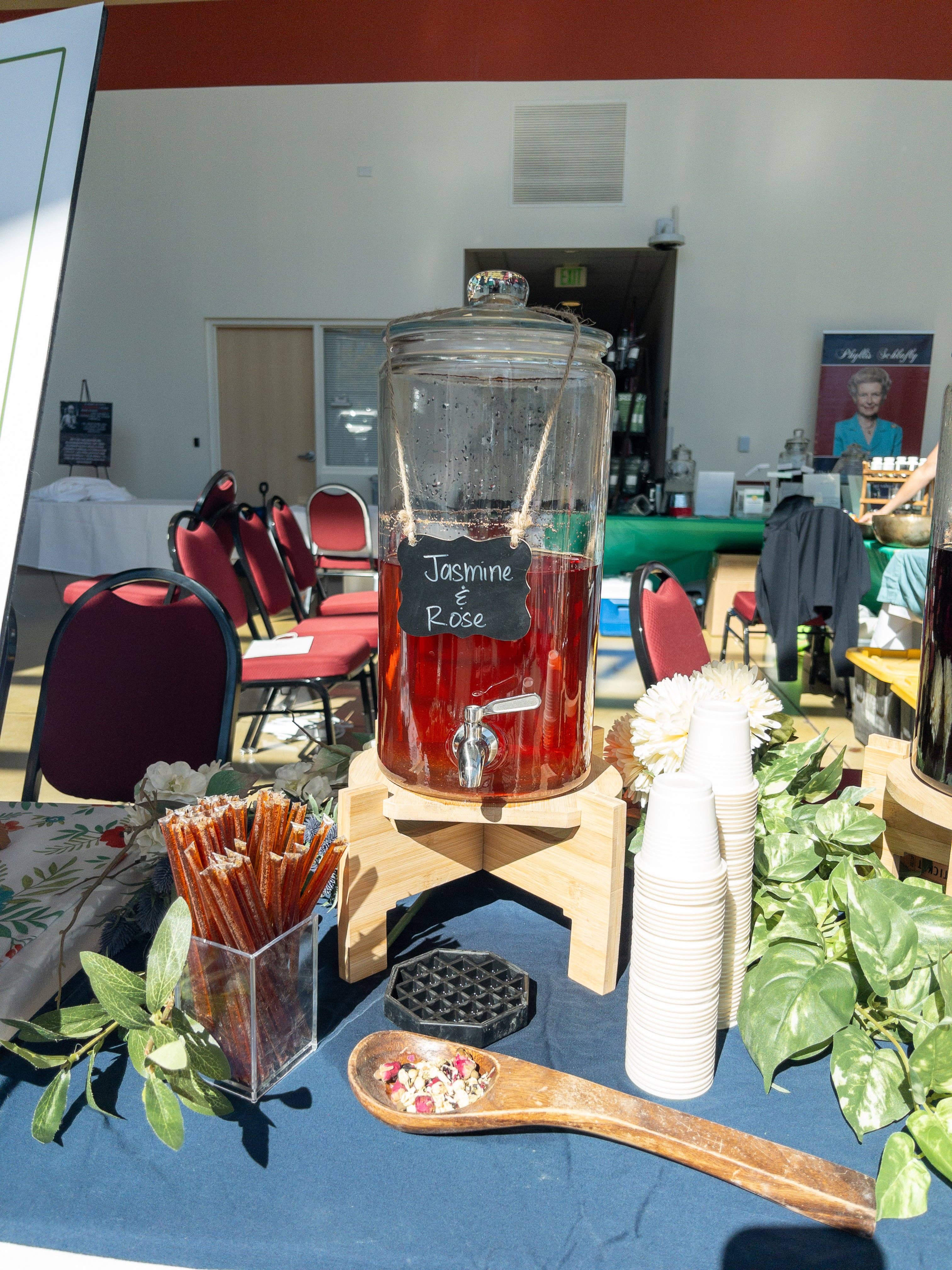 Herbal Embrace - Wholesale Loose Tea - Jasmine & Rose Herbal Loose-Leaf Tea Blend2