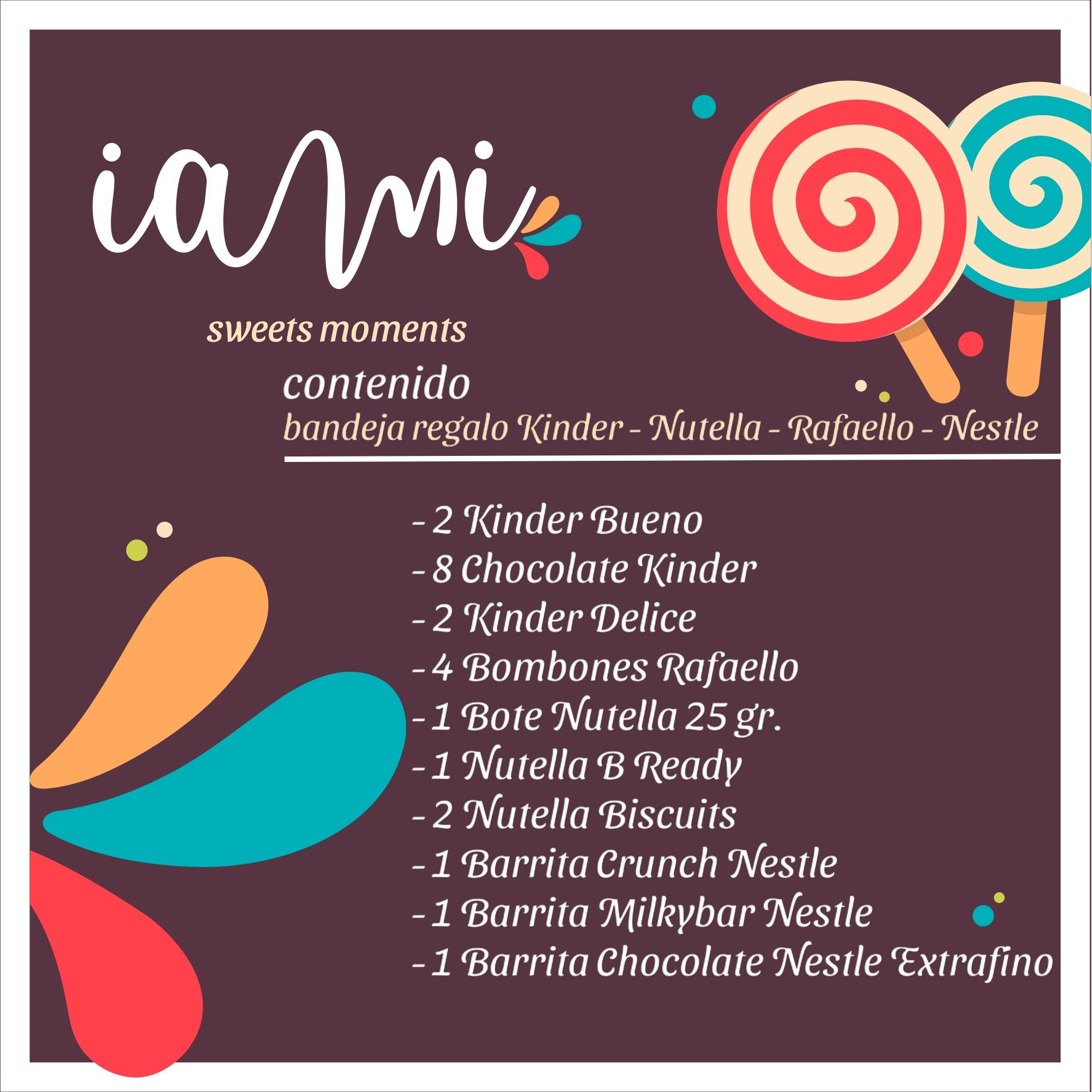 IAMI - Wholesale Chocolate Box - Mega Chocolates Kinder Gift Tray - Nutella - Nestle4