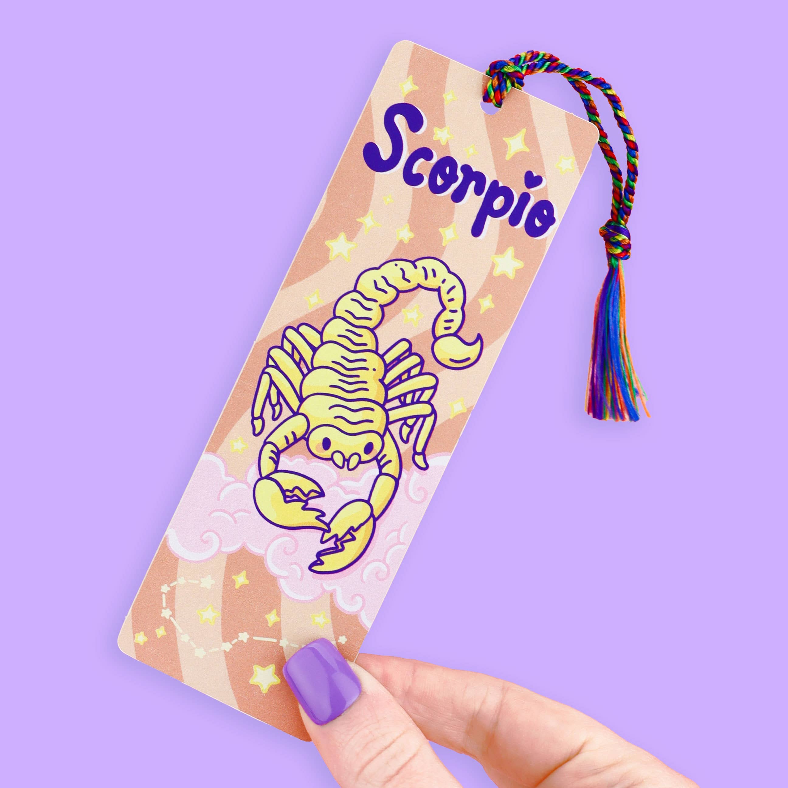 Turtle's Soup - Wholesale Bookmark - Scorpio Zodiac Bookish Horoscope Bookmark with Tassel0