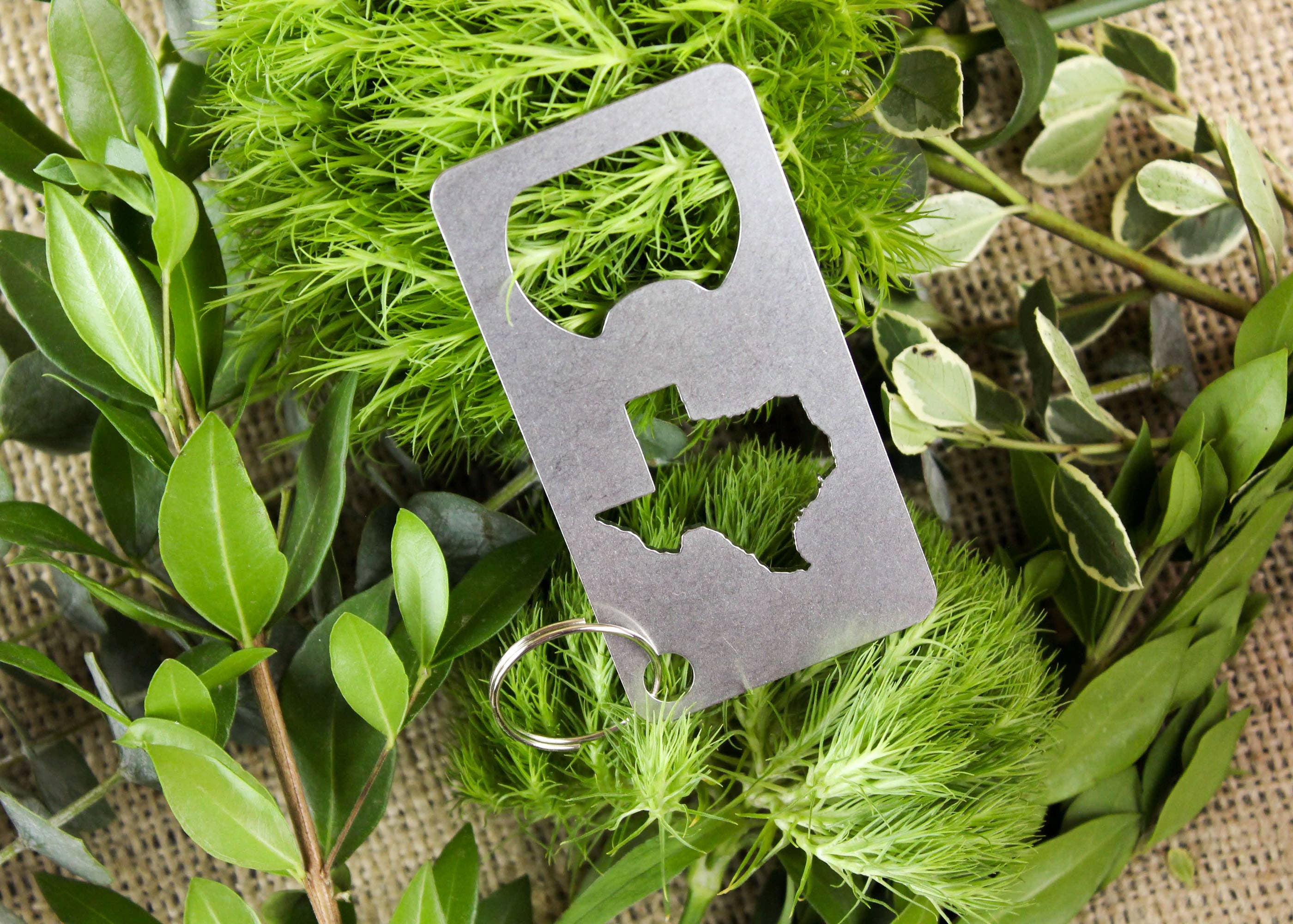 Iron Maid Art - Wholesale Bottle/Wine Opener - Texas State Stainless Steel Beer Bottle Opener Gift Bar7