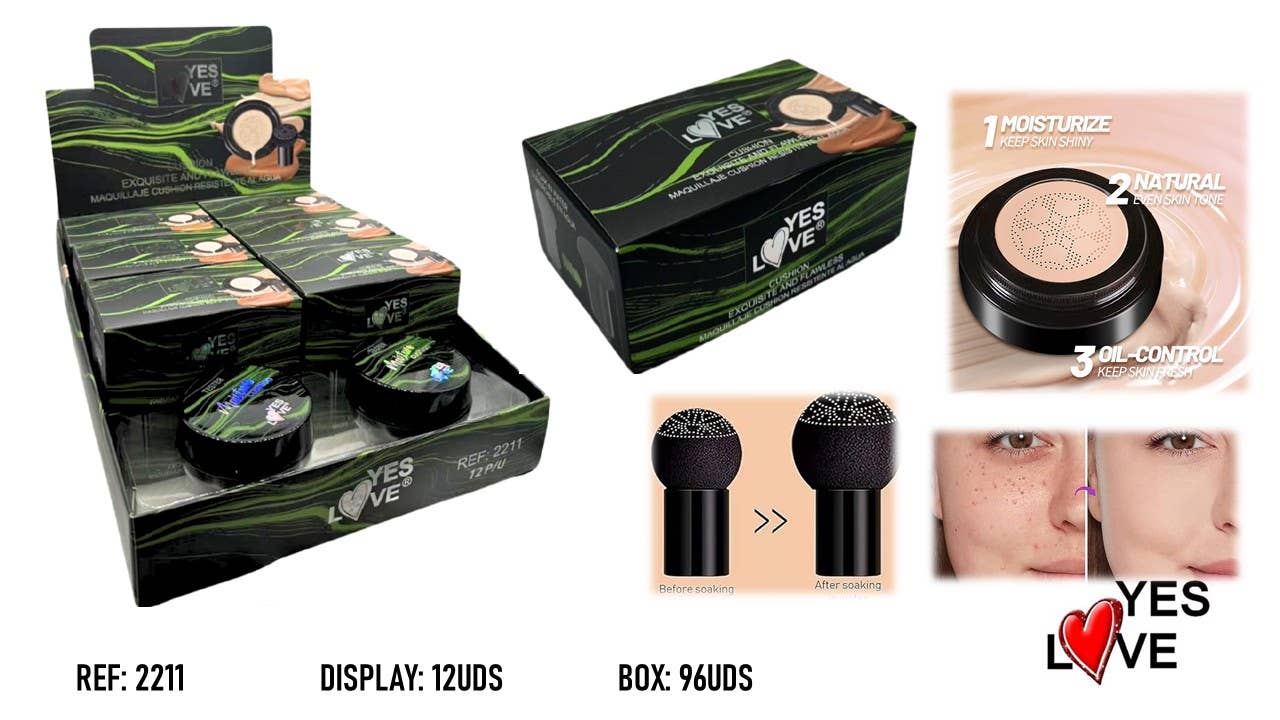 Yes Love Cosmetics - Wholesale Foundation - EXQUISITE FLAWLESS CC CREAM CUSHION MAKEUP