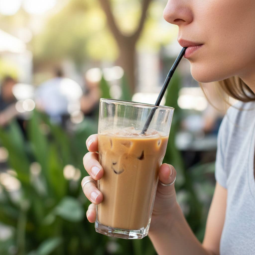 beyondGREEN biotech, Inc. – Großhandel Trinkhalm – Strohhalme, Jumbo-Größe 7,75 Zoll, Schwarz, UNVERPACKT im Großpack6