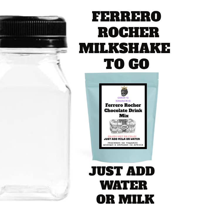 Maqoba - Wholesale Drink Mix - Ferrero rocher Milkshake mix in a bottle! Pour,Shake & go!0