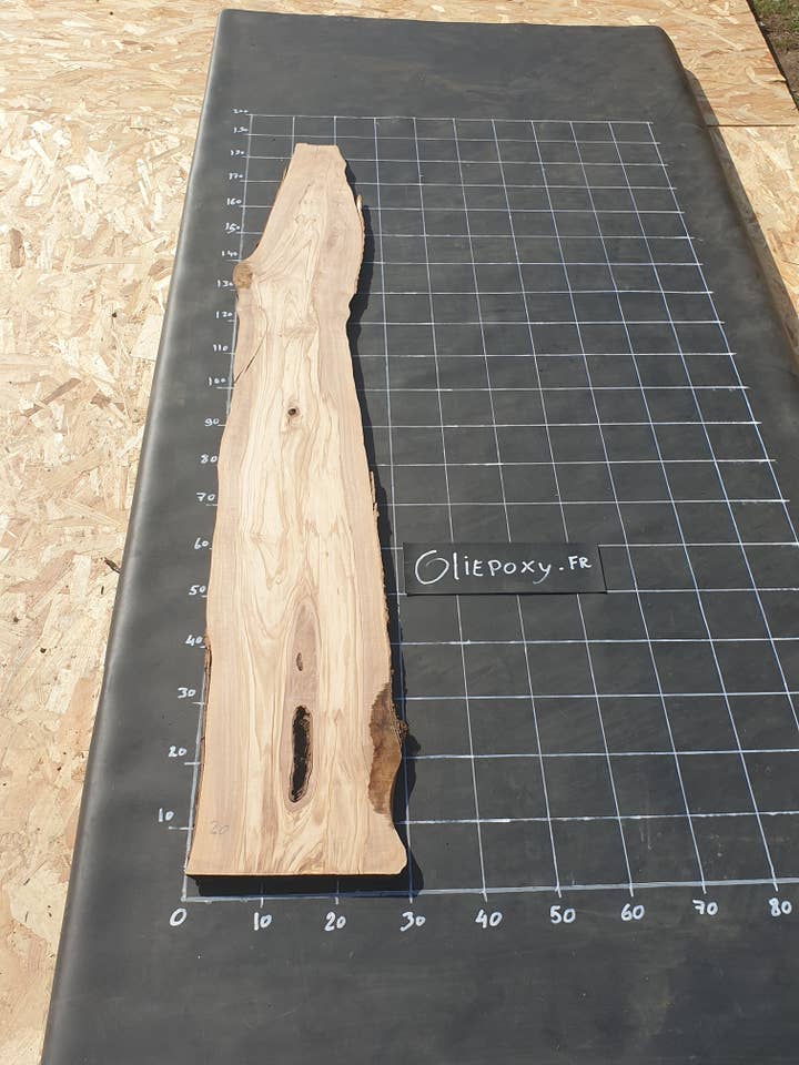 Tábua em madeira de azeitona nº 20 por atacado de oliepoxy