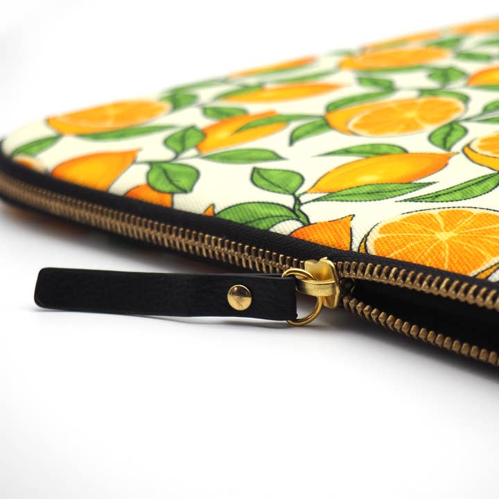 CASYX - Wholesale Laptop/Tablet Case - Women's - Retro oranges - laptop sleeve4