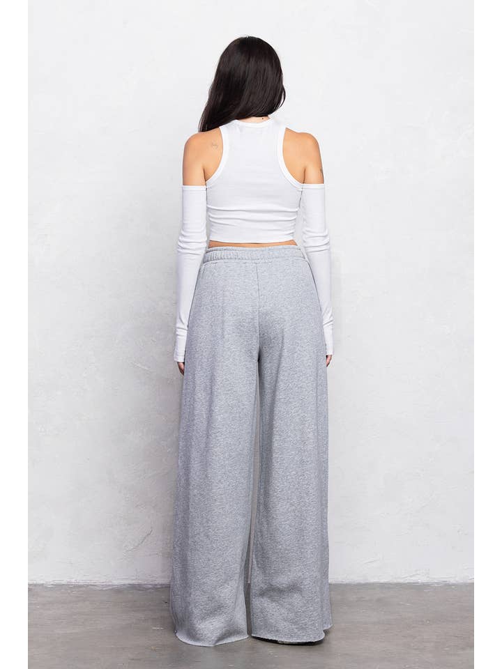 No Vacancy - Vendita all'ingrosso Pantaloni sportivi/da jogging loungewear - Donna - Pantaloni sportivi casual in pile a gambe larghe9