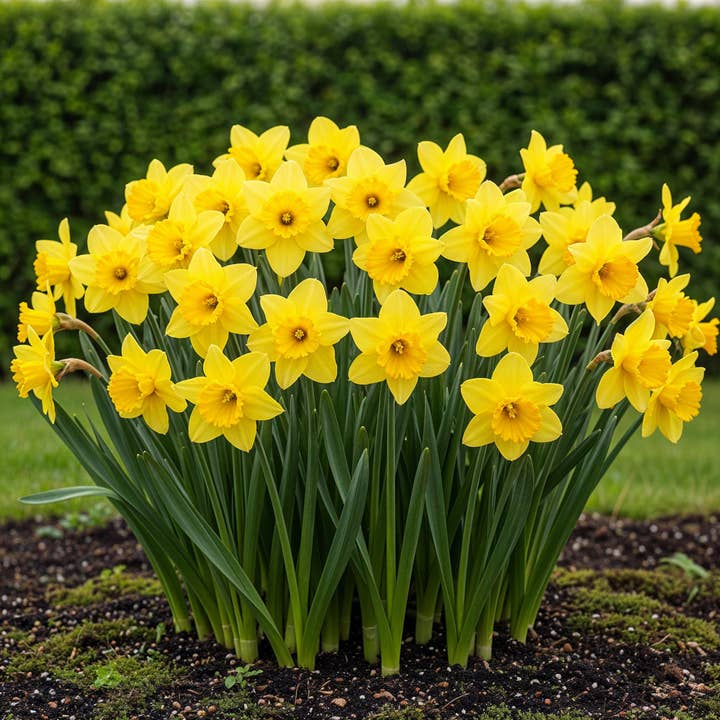Oasis of Life - Wholesale Live plant - Daffodil Bulbs Yellow â 40 Bulbs â Yellow Blooming Daffodils â Early Blooming Bulbs for Beds, Balcony & Terrace