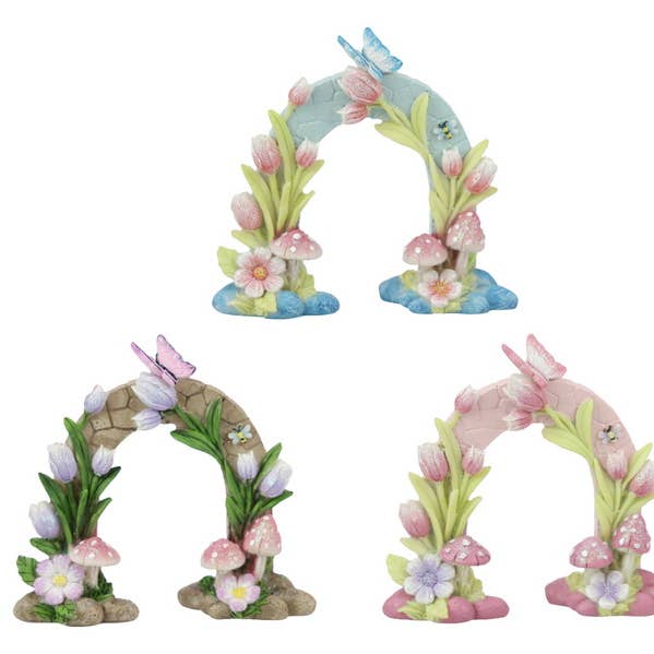 Fairy Garden Arch With Butterfly & Flower Design for wholesale by Cubby House by Malmar