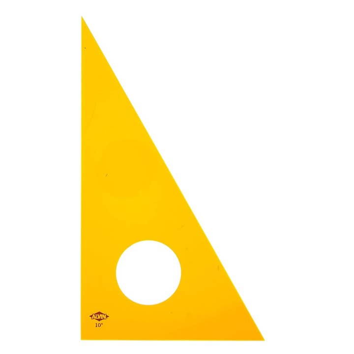 Triangle de dessin professionnel (fluorescent) 30/60 45/90 pour la vente par Alvin Drafting