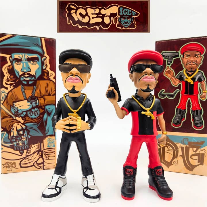 Ice T "Original Gangsta & New Jack Hustler" Figures for wholesale by National Hip-Hop Museum