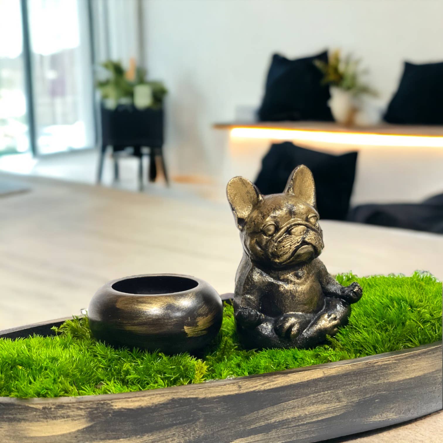 Planters Made in the USA - Wholesale Decorative Tabletop Object - Moss Table Centerpiece Decor Preserved Plant, Forever Green31