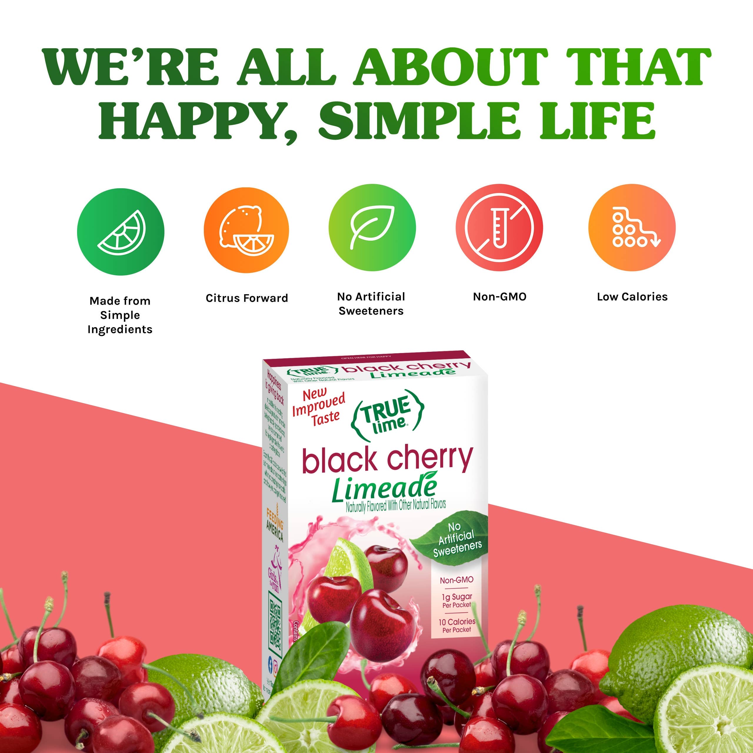 True Citrus - Wholesale Drink Mix - True Lime Black Cherry Limeade2