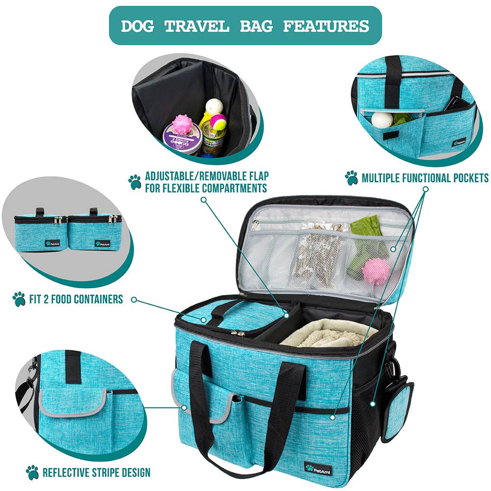 PetAmi - Vendita all'ingrosso Trasportino - Cani e gatti - Borsa Organizer Deluxe da Viaggio per Animali88