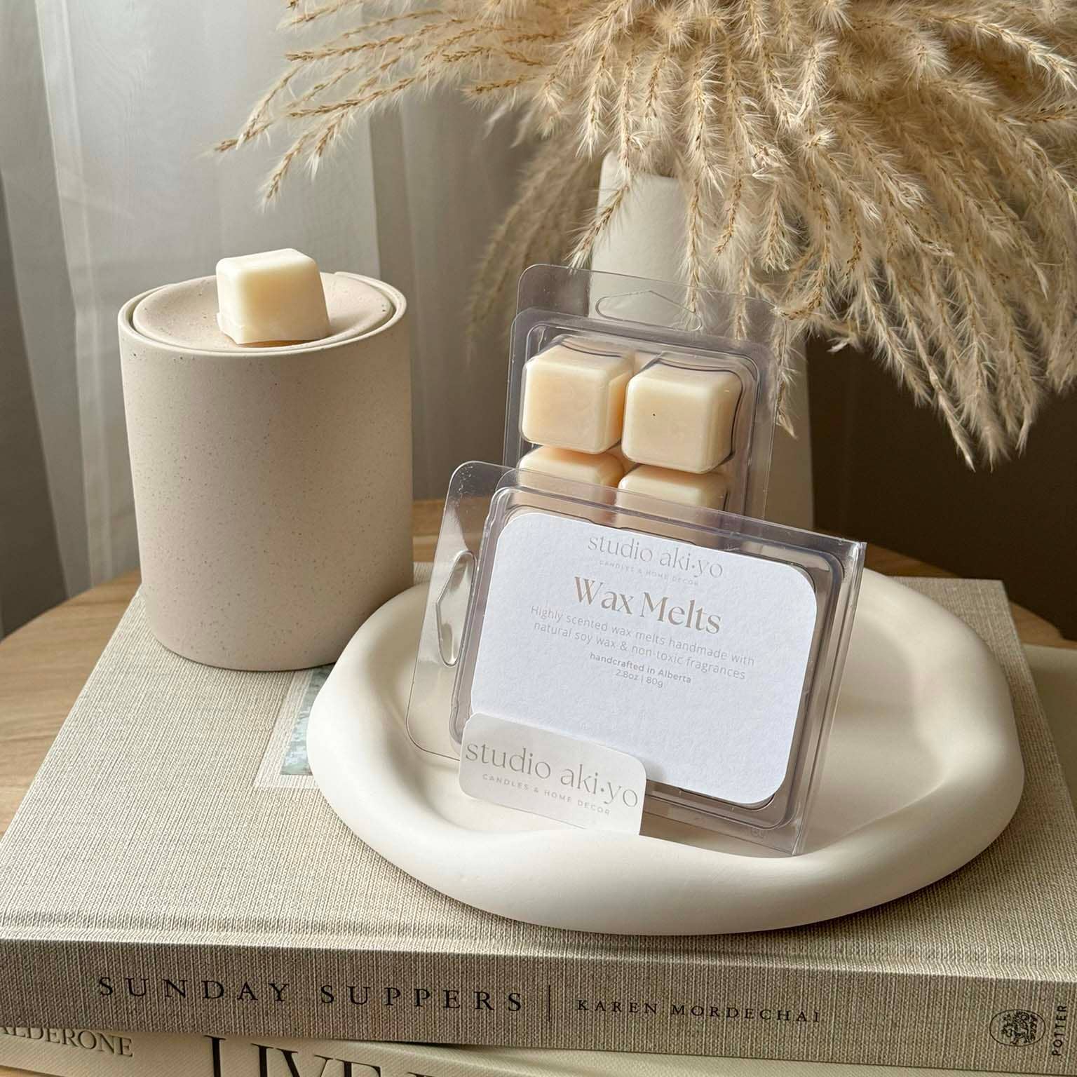 Studio Akiyo - Wholesale Wax Melt - Basil + Bosc Pear Soy Wax Melts | 2.8oz Vegan Soy Wax Melts3