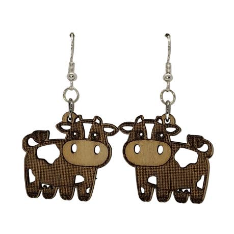 Farm Cow for wholesale by Al Wood Earrings