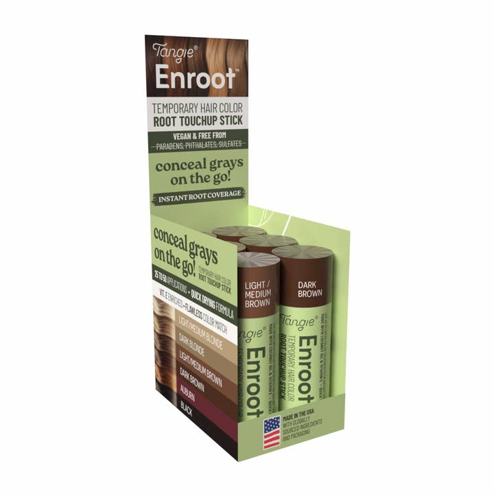 Tangie Enroot Retouche Racines – Pack Duo Marrons 6 unités pour la vente par Tangie LLC