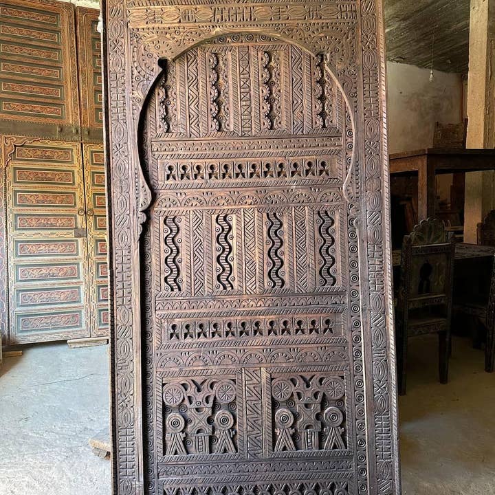 Custom Moroccan Handmade Wood Doors for wholesale by Atlasmusecrafts LLC