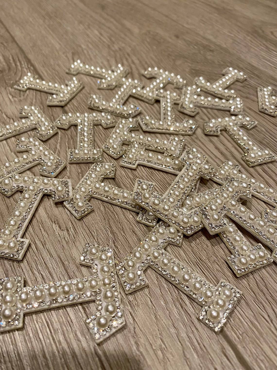 Gemini Fusion - Wholesale Patch - Pearl & Rhinestone Iron On Patches2