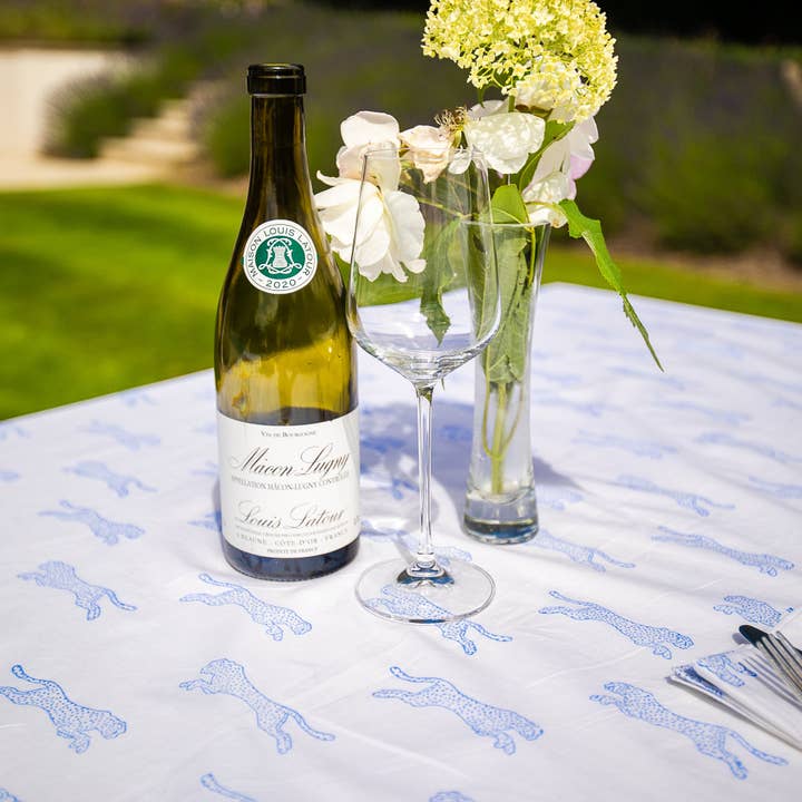 Cheetah Tablecloth for wholesale by Livvy B