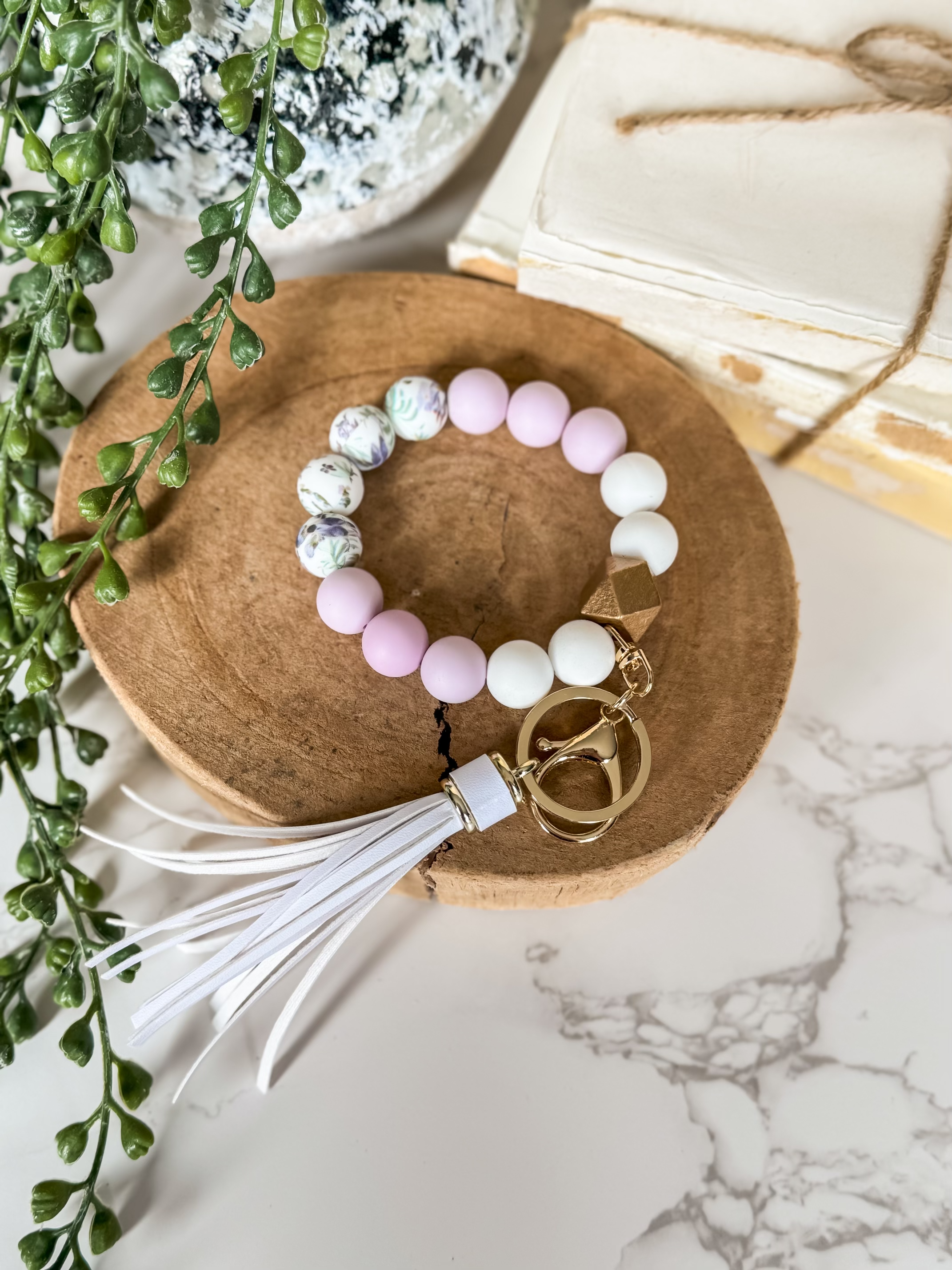 The Inspiration Haven - Vente Porte-clés – femme - Porte-clés bracelet en perles de silicone2