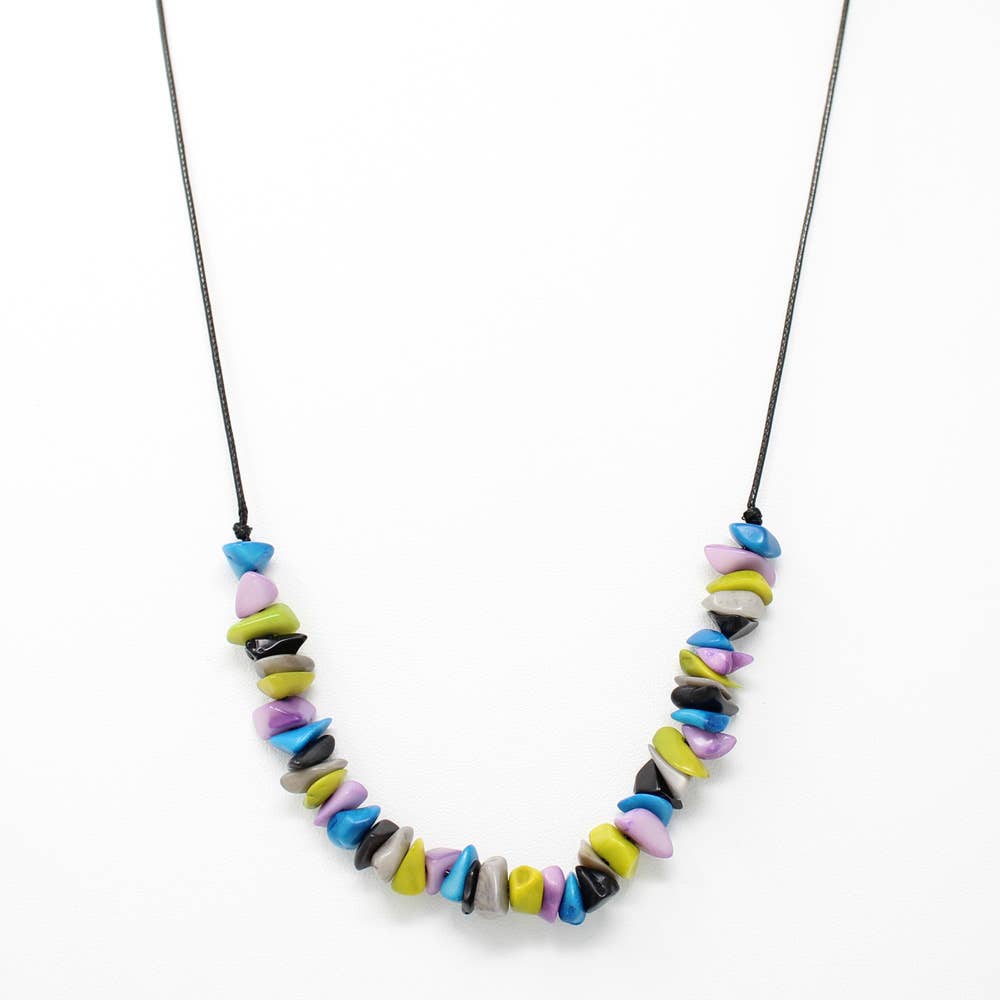 Muichic Natural Jewelry – Großhandel Perlenkette – Bits Tagua Halskette, handgefertigt, Fairtrade, leicht0