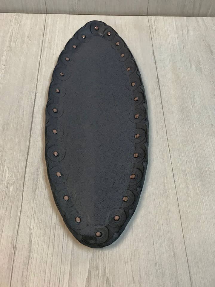 Bandeja de servir, Bandeja oval, Bandeja de aperitivos por atacado de Bari Moss Ceramics